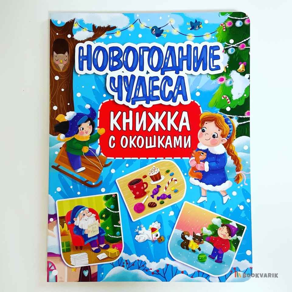 Новогодние чудеса. Книжка с окошками
