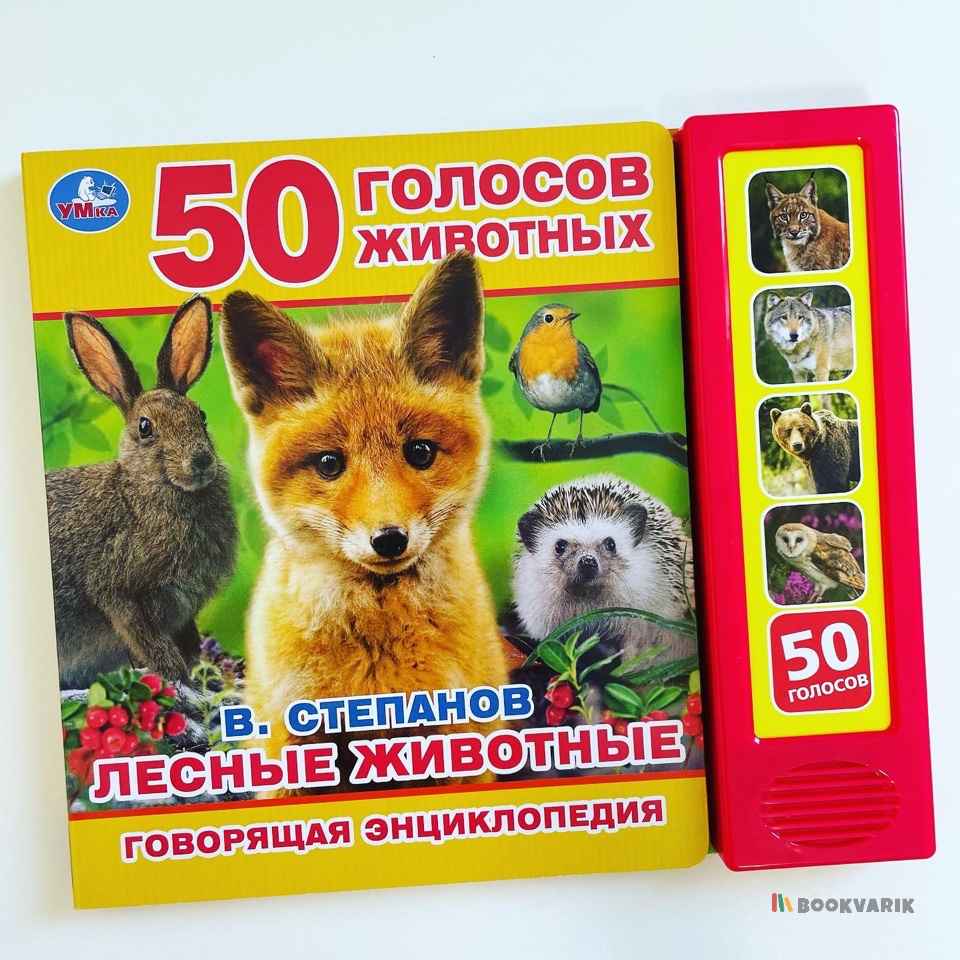 50 голосов животных. Лесные животные. Говорящая энциклопедия 
