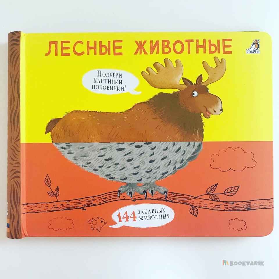 Лесные животные. Картинки-половинки